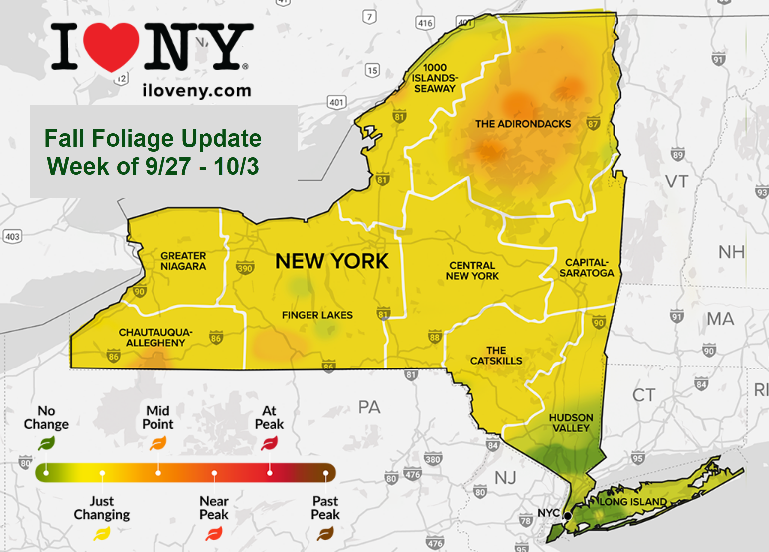 Finger Lakes Foliage & Leaf Peeping - Best Times to See Leaves Change